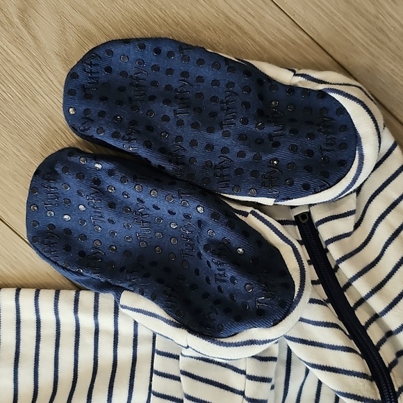 NWT Tuffy Striped Pocket Of Tools Footed Sleeper, 24 Months - Picture 3 of 7